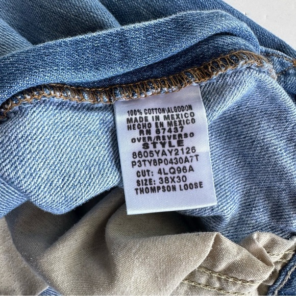 Y2K Ralph Lauren Polo Jeans Co Thompson Size 38 Baggy Wide Leg Grunge Vintage - Picture 13 of 15